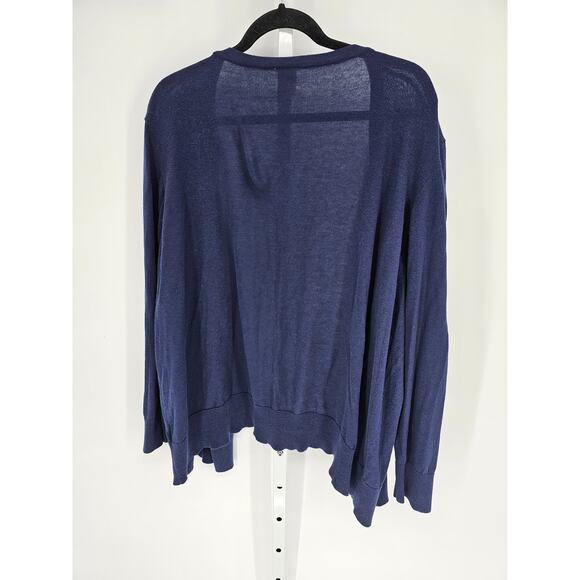 Faded Glory Women's Purple Long Sleeve Open Front Cardigan Size 1X - Picture 4 of 4